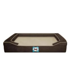 Sealy Lux Premium Orthopaedic Dog Bed - Autumn Brown - L