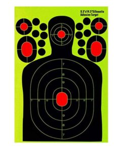 Self-adhesive Silhouette Shooting Target Sticker - 10-Piece - 24cm x 36cm