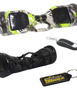 Self Balance 6.5" Bluetooth Hoverboard-Xtreme Green & Remote-Bag & Keyring