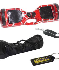 Self Balance 6.5" LED Bluetooth Hoverboard - Web with Remote-Bag & Keyring