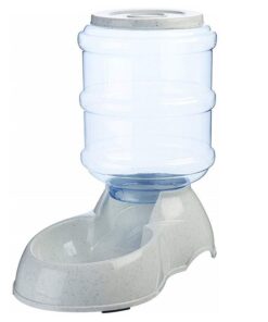 Self-Dispensing Large Automatic Gravity Pet Dog Cat Food Feeder 3.8L Grey