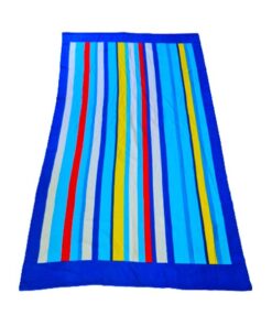 Selphies Extra Large Beach/Swimming Summer Towel - Rainbow Stripes