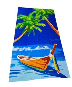 Selphies Extra Large Beach/Swimming Summer Towel - Thai Blue
