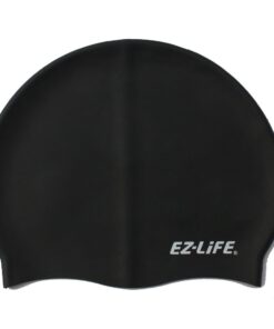Senior Silicone Swim Cap - Black