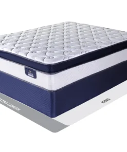 Serta Aura 152cm (Queen) Medium Bed Set Standard Length