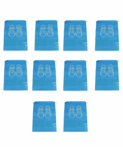 Set of 10 32 x 44cm Dustproof Non-Woven Waterproof Shoe Bag