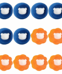 Set Of 12 Washing Machine Sponge Cleaning Balls ngat