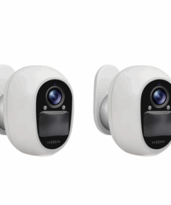set of 2 - Waterproof Outdoor Camera with Magnetic Holder