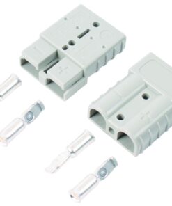 Set of 2 x 50 Amp Grey Anderson Plug / Quick Connector