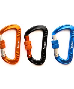 Set of 3 -12kN Heavy Duty Locking Carabineer Auto Locking Carabiner Clip