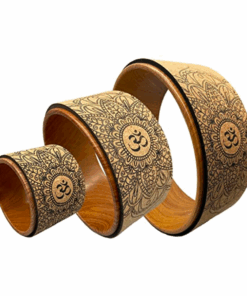Set of 3 Custom Carpentry Yoga Wheel