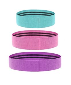 Set of 3 Hip Resistance Bands for Legs and Butt