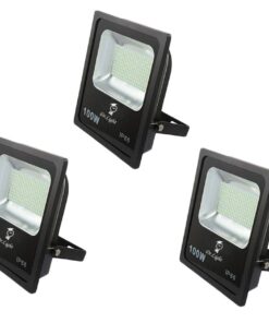 Set Of 3 LED 100w SMD Flood Light Spot Light Outdoor Light