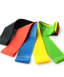 Set Of 5 Yoga Latex Fitness Bands