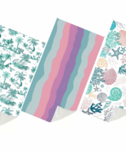 Set of Summer Towels for Beach & Swimming Pool - Beach Shell Set