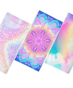 Set of Summer Towels for Beach & Swimming Pool - Bright Coloured Set