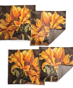 Set of Sunflowers Luxury Scatter Covers By Cherylin Louw - Set of 4