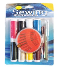 Sewing Kit - Tailor Tape Measure + Full Sewing Needle Set + Scissor +Thread