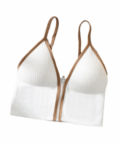 Sexy Gym Bra Tank Top for Women - White