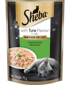 Sheba - Wet Cat Food with Tuna in Jelly - 24 x 70g