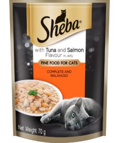 Sheba - Wet Cat Food with Tuna & Salmon in Jelly - 24 x 70g