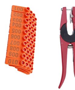 Sheep Ear Tag And Applicator Combo - Orange