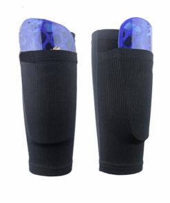 Shin Guard Sleeves - 1 Pair - Black