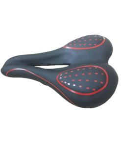 Shock Absorbing MTB Bike Saddle Seat Bicycle Cycling Seat-Red