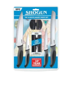 Shogun 5 piece Kitchen Knife Sharpener Set
