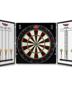 Shot Warrior Outlaw Dartboard Cabinet set