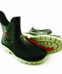 Shova Deluxe Short Fishing Gumboot - Black - UK 10