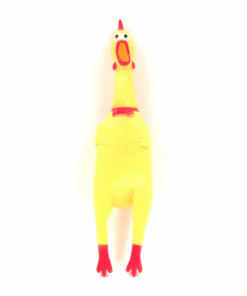 Shrilling Rubber Chicken Pet Chew Toy