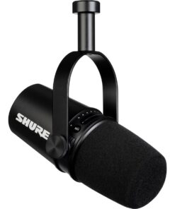 Shure MV7 USB Podcast Microphone (Black)