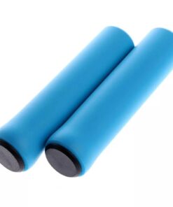 Silicone Anti-Slip MTB and Scooter Handle Grips - Blue