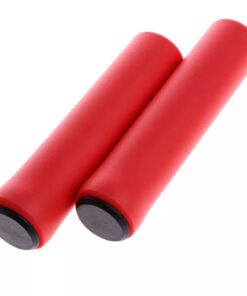 Silicone Anti-Slip MTB and Scooter Handle Grips - Red