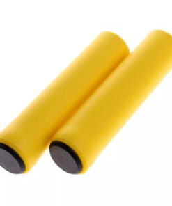 Silicone Anti-Slip MTB and Scooter Handle Grips - Yellow