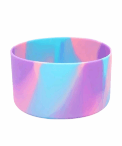 Silicone Boot Protective Cover for Tumbler Cup (20/30/40oz) - Pink And Blue Marble