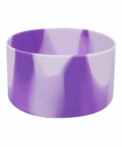 Silicone Boot Protective Cover for Tumbler Cup (20/30/40oz) - Purple And white Marble