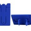 Silicone Cellphone Card Holder & Stand (Blue)