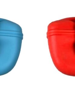 Silicone Dog Treat Pouch Portable Snap On Training Box A Pair