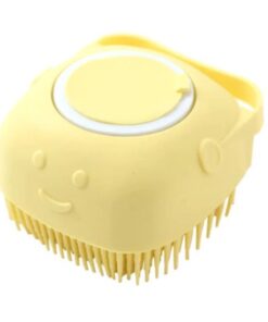 Silicone Pet Massage and Shampoo Brush