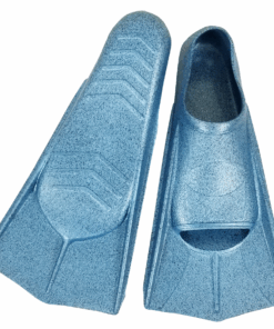 Silicone Recycled Training Fins - Light Blue