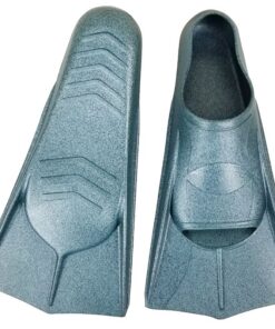 Silicone Recycled Training Fins - Silver/Grey