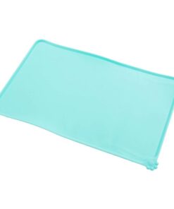 Silicone Waterproof Dog Cat Food Water Bowl Mat Non-Slip - Green