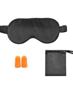 Silk Double-Side Shading EyeShade Sleeping Eye Mask-Black