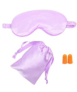 Silk Double-Side Shading EyeShade Sleeping Eye Mask-Violet