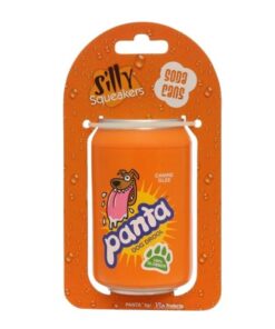 Silly Squeakers Soda Can Panta Squeaky Dog Toy
