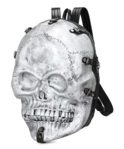 Silver 3D Skull Backpack - BP-3165-S