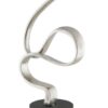 Silver Metal Wavy Ornament