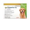Simparica - ChewableTablets For Ticks+Flees For Dogs 20-40kg Green Box x 3
